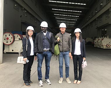 客户合影